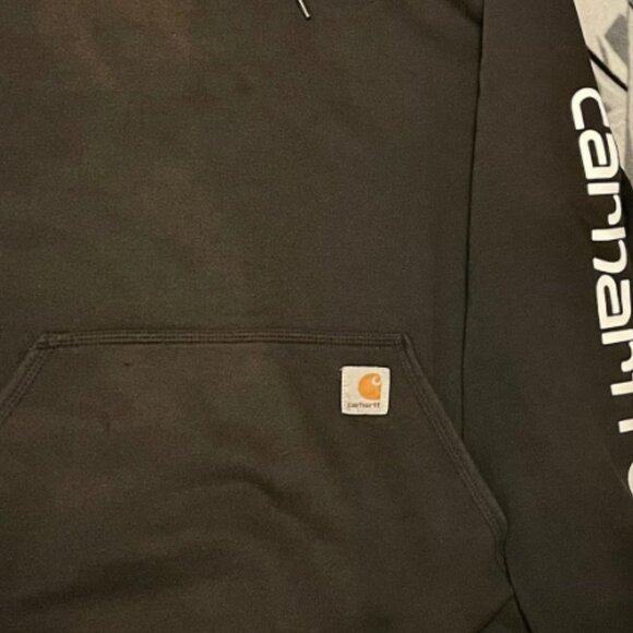VINTAGE CARHARTT HOODIE (w/Rad Sun Fade!) - Picture 4 of 5
